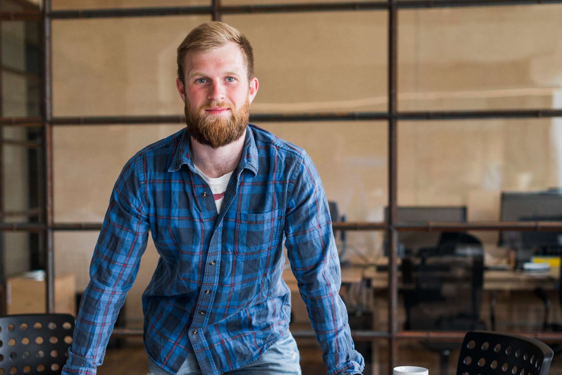 general contractor looking at camera proudly