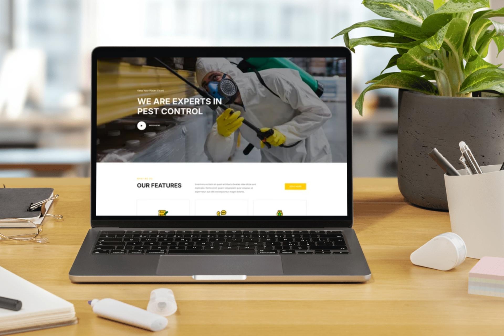 pest control website sample