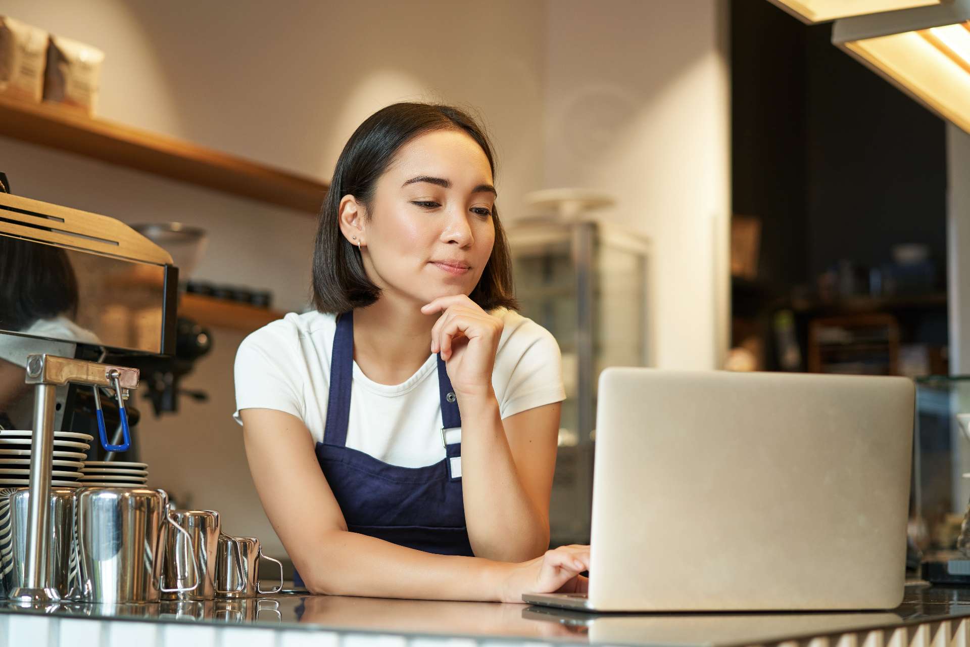 business owner contemplating website solutions